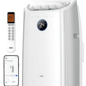 Dreo Portable Air Conditioners, 10,000 BTU AC Unit for Bedroom with Drainage-free Cooling, 46dB Quiet, APP/Voice/Remote Control, 24h Timer with Fan & Dehumidifier, AC515S