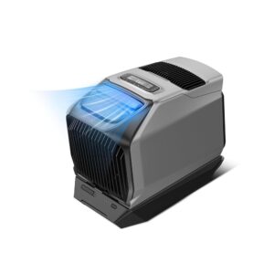 ECOFLOW WAVE 3 Tragbare Klimaanlage mit WAVE 2 1159Wh Zusatzakku, 1800 W/6100 BTU Kühlen, 2000 W/6800 BTU Heizen, 8 Std. Kabellos, App-Steuerung, Mobile Klimaanlage für Camping,...