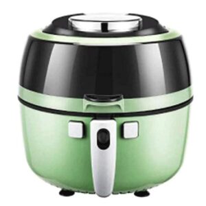 Electric Air Fryer Non-Stick No Smoke Frying Machine Automatic Intelligent Large Capacity Retro Green New Interesting