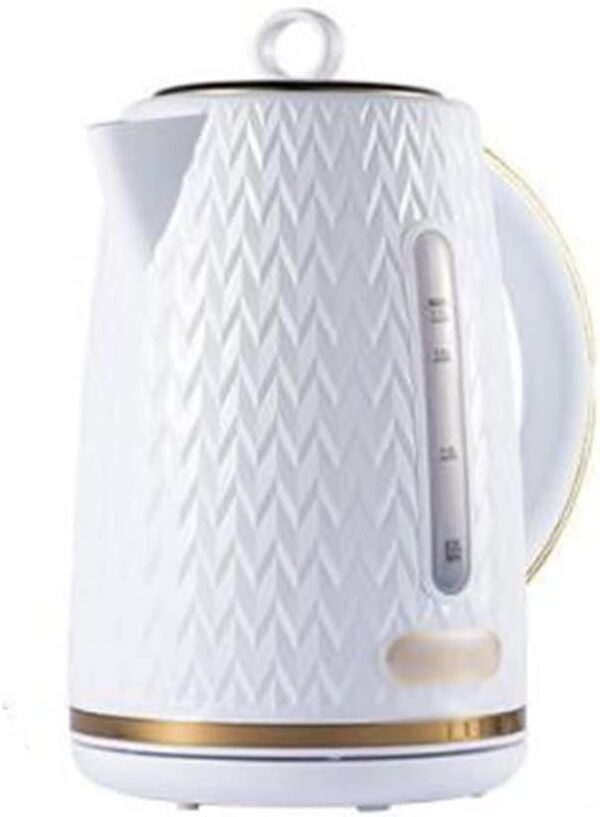 Electric Kettle, White, Hand Held, Instant Heating, Electric Kettle, Automatic Shut-Off, 1.7L Capacity (Color : White, Size: One Size) Hopeful