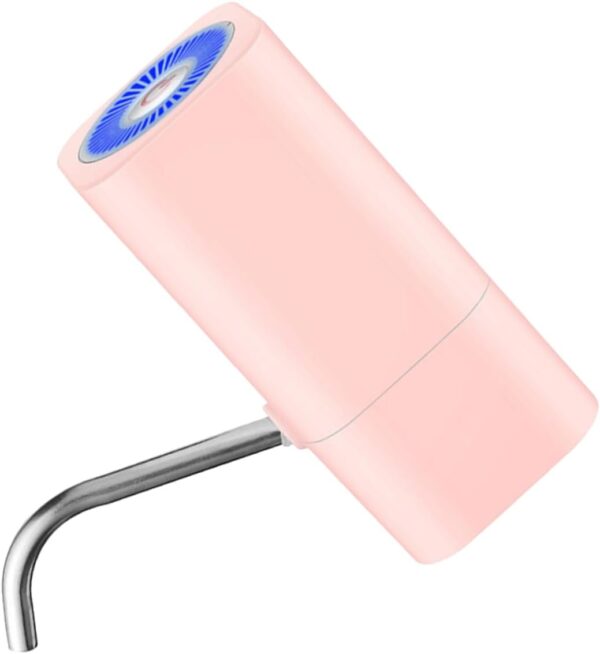 Electric Suction Water Absorption Heater Bucket Water Barrel Drinking Water Pump Insulated Water Bottle with Water Dispenser Kettle Water Pump PP Pink Uonlytech