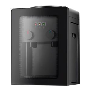 Electric Water Dispenser Hot Cold Drinking Fountain, 550 W Mini Desktop Water Dispenser for 3.5 L, 5 L, 10 L and 18 L Buckets, Home, Office, Home Hot Water Dispenser, 270 x 235...