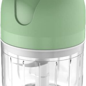 Elektrische Küchenmaschine Zerkleinerer, Kabellose Mini-Knoblauchhacker, 250ML USB Wiederaufladbare Abnehmbar Lebensmittelhacker für Babynahrung, Chili, Zwiebeln, Knoblauch,...
