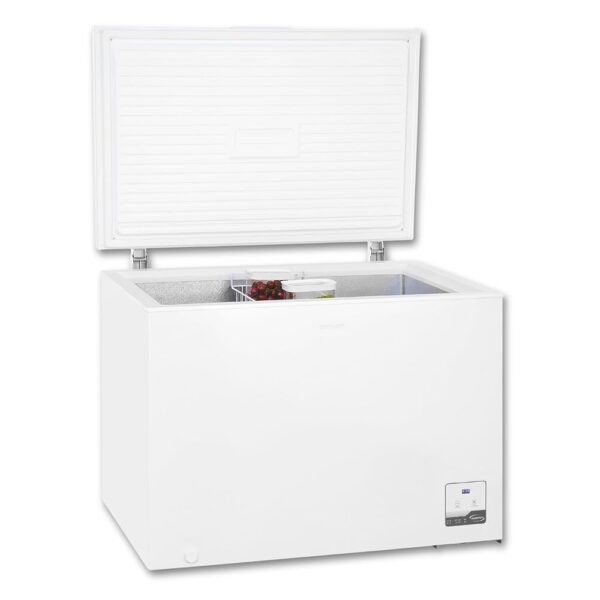 Exquisit GT300-050C Freezer, Freezer, 2-in-1 Device, 292 Litres, Cooling Function, 4-Star Freezer, Alarm Function, LED Display, White