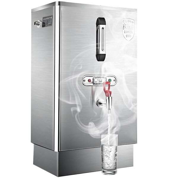 Fami Commercial Kettle, 304 Stainless Steel Automatic Water Heater with Water Level Indicator, 40 L Water Dispenser, Automatic Water Supply / Anti-Dry Fire Protection for Coffee...
