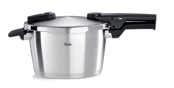 Fissler Vitaquick Premium/Pressure Cooker (6 L, Diameter 22 cm) Stainless Steel Pressure Cooker, 2 Cooking Levels, Made in Germany, Induction