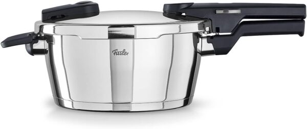 Fissler Vitaquick Pressure Cooker (3.5 L, Diameter 22 cm) Stainless Steel Pressure Cooker, 2 Cooking Levels, Made in Germany, Induction