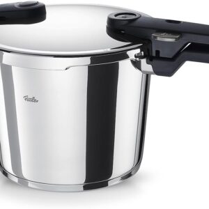 Fissler Vitaquick Pressure Cooker (6 L, Diameter 22 cm) Stainless Steel Pressure Cooker, 2 Cooking Levels, Made in Germany, Induction