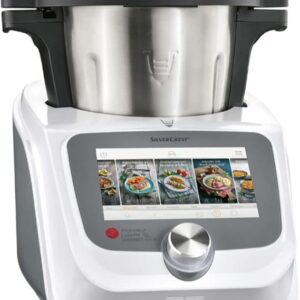 FITNMORE Silvercrest Monsieur Cuisine Connect Trend SKMC 1200 F6 800 W 7 Inch Colour Display White