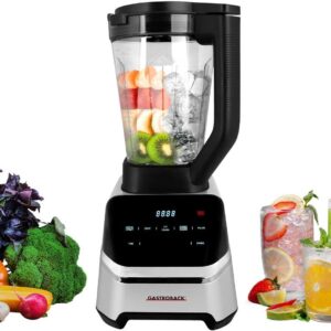 GASTROBACK Stand Mixer High Performance Mixer 2000 Watt - 2L Tritan Container, 40,000 RPM, 7 Programmes (Soup Cooker, Smoothie, Ice Cubes) - Professional Blender Smoothie Maker,...