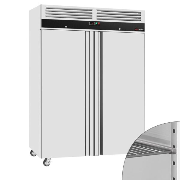 GGM Gastro TS1200ND Freezer Stainless Steel Eco 1200 Litres with 2 Doors