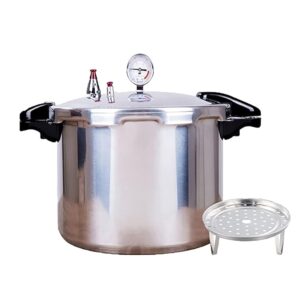 GHKWXUE 22 Quart Pressure Cooker & Induction Compatible Built Pressure Cooker in Luxury Digital Pressure Cooker with 1 Steamer Insert