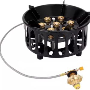 GLOBALHUT Portable Gas Burner Stove 16800W Camping Stove with Precise Temperature Control (LPG)