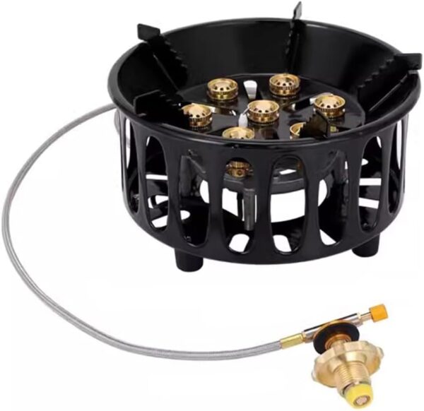 GLOBALHUT Portable Gas Burner Stove 16800W Camping Stove with Precise Temperature Control (LPG)
