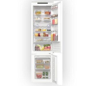 Gorenje Built-in Fridge-Freezer, 281 Litres, NoFrost DualAdvance, Recirculation Cooling System, Stainless Steel, White, Plain, 194 cm Recess