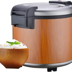 GQQDDD Household Rice Cooker, Commercial Electric Heat Preservation Bucket, Large Capacity 23L, Non-Stick Pan, Automatic Cooking, Rice/Steam Making, Healthy Food