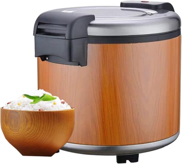 GQQDDD Household Rice Cooker, Commercial Electric Heat Preservation Bucket, Large Capacity 23L, Non-Stick Pan, Automatic Cooking, Rice/Steam Making, Healthy Food