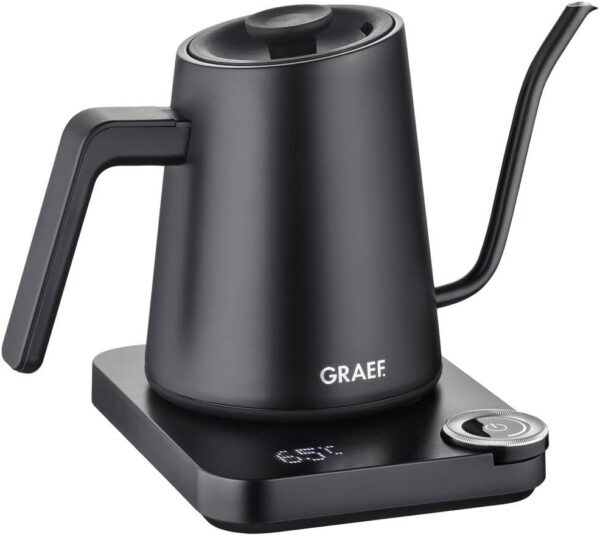 Graef GK502EU electric kettle Overheat protection Black (matte) Capacity: 0.9 L