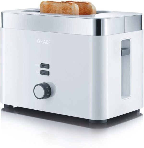 GRAEF. Toaster TO 61, White, 27 cm L x 18 cm W x 19.3 cm H