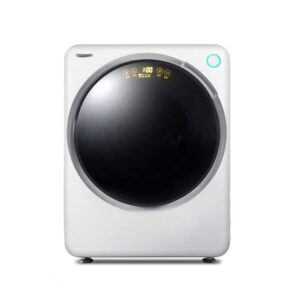 GYKOZY Trommelwaschmaschine, 100 W Haushaltswaschmaschine mit automatischer Frequenzumwandlung, 3 kg Unterwäsche, Unterwäsche, Socken