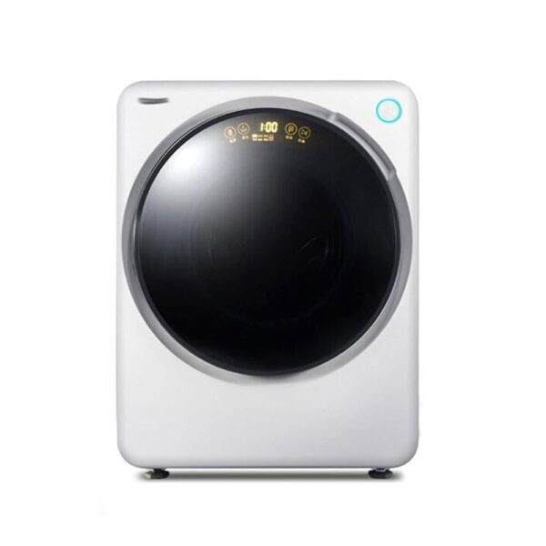 GYKOZY Trommelwaschmaschine, 100 W Haushaltswaschmaschine mit automatischer Frequenzumwandlung, 3 kg Unterwäsche, Unterwäsche, Socken