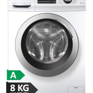 Haier Series 636 HW80-BP14636N, Front-Loading Washing Machine, 8 kg, A Efficiency, 1,400 rpm and Economical Inverter Motor, Includes Full Water Protection, Steam Function and...