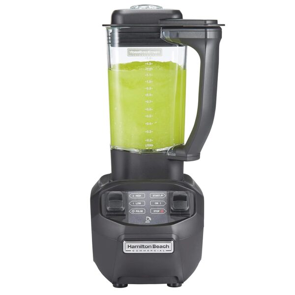 Hamilton Beach Commercial® Rio® Drink Blender, HBB255-CE, 1.6 HP, 1.4 L BPA-Free Co-Polyester Container, 220-240 V, Black