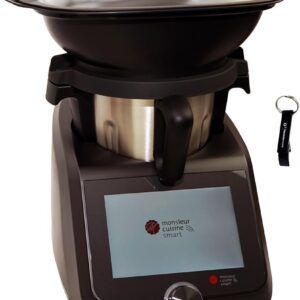 HEADNMORE® Silvercrest® Monsieur Cuisine Smart SKMS 1200 C1 Bundle Anthracite + Keyring