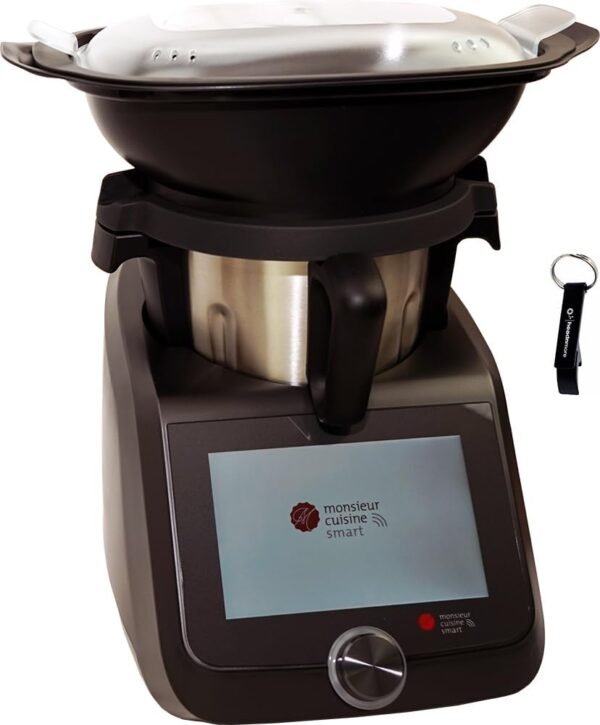 HEADNMORE® Silvercrest® Monsieur Cuisine Smart SKMS 1200 C1 Bundle Anthracite + Keyring