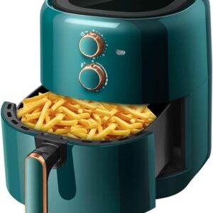 Home Air Fryer, Intelligent Large Capacity Oven without Deep Fryer, Fully Automatic Multifunctional Oven, Kitchen Appliances (Green 25.5 x 29.5 cm) (Green 25.5 x 29.5 cm) Lofty