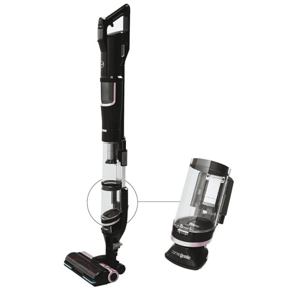 Hoover HFX Battery Vacuum Cleaner with Pet Hair Nozzle & LED, Vacuum up to 120 m², Cordless Vacuum Cleaner with Corner Genie™ for Cleaning Corners and Edges I with Anti-Twist...