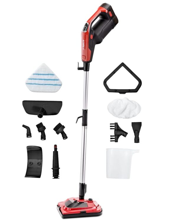 Iskra Steam Cleaner for Everything, Cleans and Disinfects, Steam Cleaner Floor, Handheld Steam Cleaner with Turbo Heating System, 1300 W