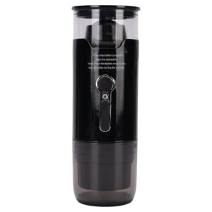Jiawu Portable Electric Machine, Wireless Coffee Machine, Compatible with NS Capsules and Ground Coffee, Travel Coffee Machine for Camping, Hiking, Motorhome, Home