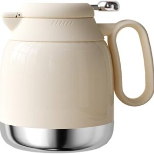 Johnsmith Hydrogen Water Bottle Kettle 1500 ml Stainless Steel Thermostatic Kettle Hydrogen Rich Water and Weak Alkaline Water (White)