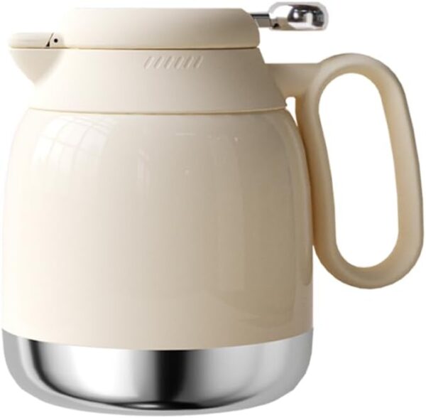 Johnsmith Hydrogen Water Bottle Kettle 1500 ml Stainless Steel Thermostatic Kettle Hydrogen Rich Water and Weak Alkaline Water (White)