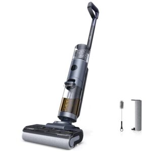 JONR ED12 Pro Wet Dry Vacuum Cleaner Battery, Wireless Suction Wiper, Triangular Cleaning, Hot Water Self-Cleaning, Hot Air Drying, 850 ml Water Tank, Anti-Confusion Hair for...
