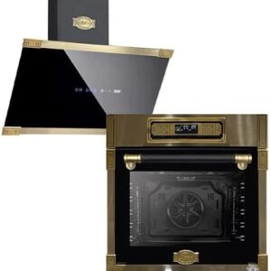 Kaiser Set - Built-in Oven Retro 80L EH 6726 AD Cooker Hood Wall 60 cm AT 6445 AD Cooker Hood Wall 60 cm