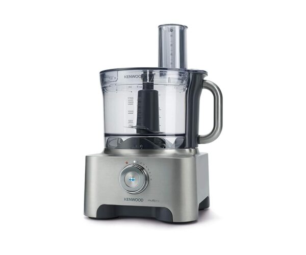 Kenwood MultiPro Sense FPM800 Compact Food Processor 3.5 Litre Stainless Steel Knife 4 Working Discs and 8 Other Accessories Metal Housing 1000 Watt Silver