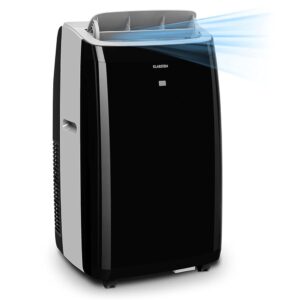 Klarstein Mobile Air Conditioner with Exhaust Hose, 3-in-1 Air Conditioner with Fan, Dehumidifier & Night Mode, Small & Portable Air Conditioner for Home & Office, Low...