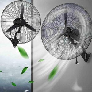 Leiser elektrischer Hochleistungsventilator, Wandventilator, industrieller Wandventilator für den Außenbereich, 3-stufig verstellbare Neigung, kommerzielle oszillierende...