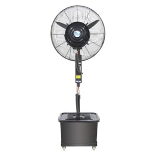 Leistungsstarker industrieller Standventilator, robuster kommerzieller Ventilator für Lager und Fabriken, verstellbare Höhe, Design, hohe Geschwindigkeit, Luftzirkulation für...