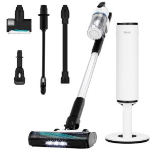Levoit Aero Battery Vacuum Cleaner with Self-Emptying 3.5 L Tank, 60 Days Clean-Free, 70 Minutes, 99.999 Percent HEPA Efficiency, Anti-Tangle, Wireless Battery Vacuum Cleaner...