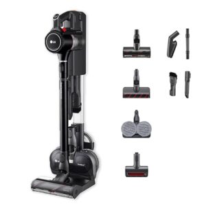 LG Electronics A9K-ULTRA1B Cordless Vacuum Cleaner, Includes Two Batteries (up to 120 Minutes), Black, Extendable Telescopic Tube