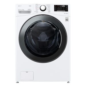 LG F11WM17TS2 Front-Loading Washing Machine 17 kg Class E 1100 rpm 70 x 77 x 99 cm Turbowash 59 Minutes 6 Motion DirectDrive Wi-Fi White with Chrome Porthole Ring