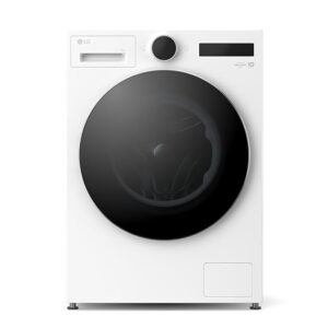 LG F4WX9092 Washing Machine with AI Wash, Energy Class A-55%, New Design & LCD Display, TurboWash, Microplastic Program, 9 kg, White