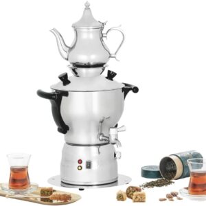 MBH Samovar Professional Kettle 3L Hospitality Industrial Kettle with Stainless Steel Teapot