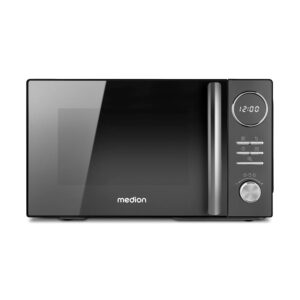 MEDION MD11493 3-in-1 Microwave with Grill and Hot Air Function (23 Litres, 900 Watt, 1,000 Watt Grill, 1,680 Watt Hot Air, 10 Automatic Programmes, Defrost Function, Display,...