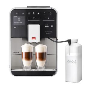 Melitta Barista TS Smart Plus F860-400 SST Express Coffee Machine, 1450 W, 1.8 L, 2 Cups, Silver