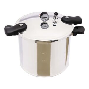 Mermajestic 22L Explosionssicherer Schnellkochtopf aus Aluminiumlegierung, Pressure cooker mit Druckanzeige und Anti-scald griff, Schnelles & Gleichmäßiges Kochen, für Gasherde,...