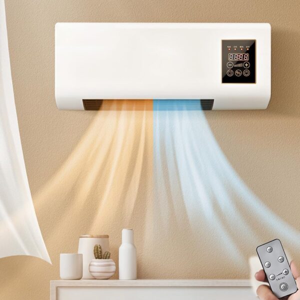 Mini Air Conditioner Wall Mounted with Remote Control Portable AC Air Conditioner for Bedroom Living Room Office Compact Design (Dimensions (L x W x H): 55 x 24 x 12 cm